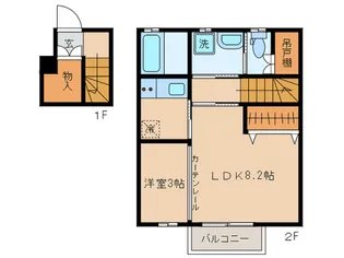 ラス フローレス【2階】の間取り