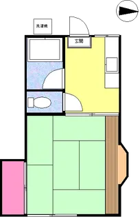 コーポハヤシ【1階】の間取り