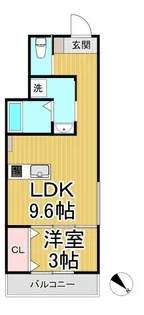 GAZELLE NOAH尼崎尾浜2【2階】の間取り