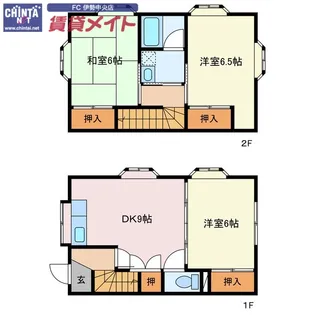 ベルメゾン【1階】の間取り