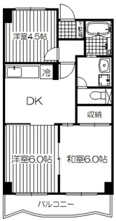 グリーンハイム田柄【3階】の間取り