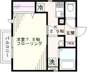 コム シェ ソア【2階】の間取り