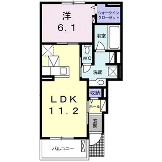 ベルメゾン【1階】の間取り