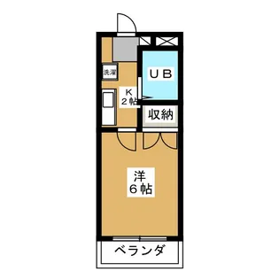 オプス関口【1階】の間取り