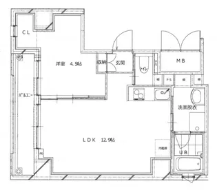 フルハウス【6階】の間取り