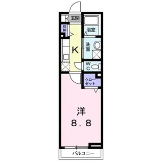 プランドール【2階】の間取り
