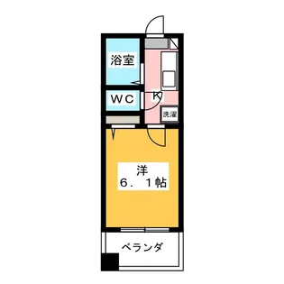 ラ フローラ武蔵野III【2階】の間取り