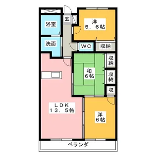 メルクリウス【3階】の間取り