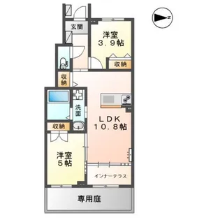 Villa Sakura【1階】の間取り