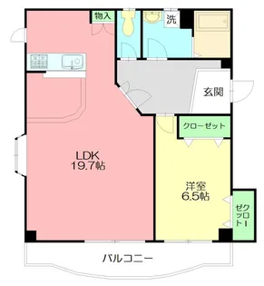 プラチナレジデンス【3階】の間取り