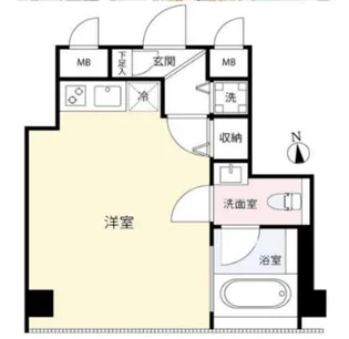 FLEG西麻布vierge【1階】の間取り