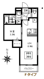 Best Stage 小手指4丁目【3階】の間取り