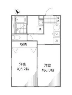 グレース駒込(6丁目)【1階】の間取り