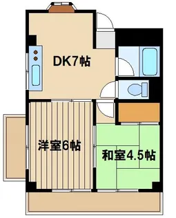 ビクニマンション【2階】の間取り