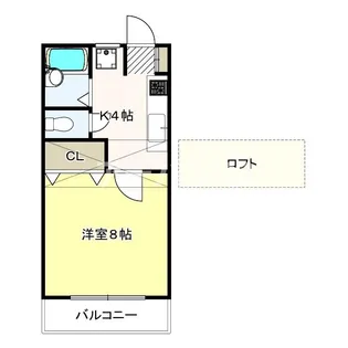 吉住ハイツ【2階】の間取り