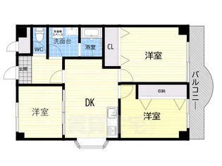 BECアーバン西宮北口【1階】の間取り