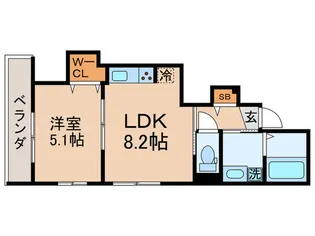メテオラ【2階】の間取り