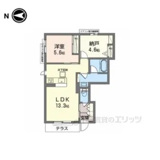 クローリス【1階】の間取り