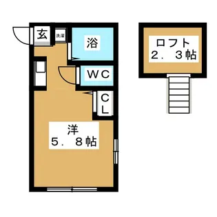 カーサドマーニ【2階】の間取り