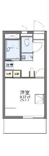 レオパレスグリーンシティ【1階】の間取り
