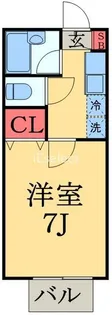 オーパス西千葉【2階】の間取り