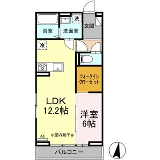 DROOMやはたII【2階】の間取り