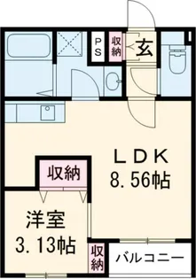 shineS植松【2階】の間取り