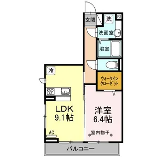 コーポ盛【2階】の間取り