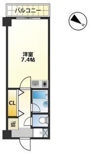 グランパレス南海【2階】の間取り
