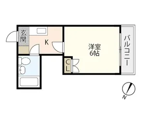 エステート18東雲【2階】の間取り