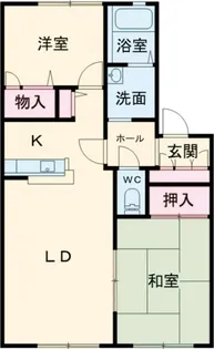メゾンティファB【1階】の間取り
