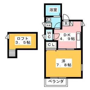 Bel TempoI【2階】の間取り