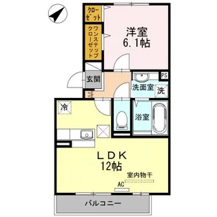 自由ヶ丘レジデンス【1階】の間取り