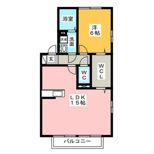 ファミーユ神ノ倉【1階】の間取り
