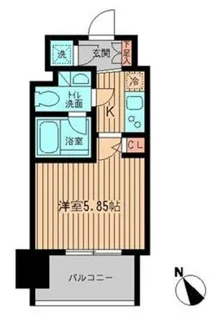 レジディア大森【3階】の間取り