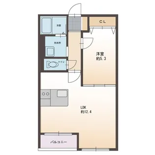 Anesis 守山【1階】の間取り