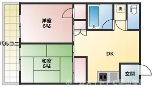 アルファ千草瀬戸【4階】の間取り