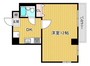 メゾン岩野【2階】の間取り