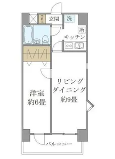 プラス・ワン横浜【10階】の間取り