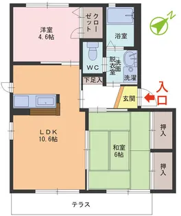 Windward【1階】の間取り