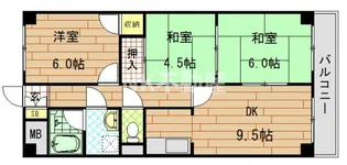 オリエントレジデンス新庄【3階】の間取り