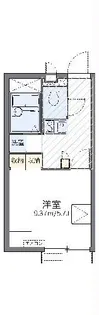 レオパレスパーシモンズ【2階】の間取り