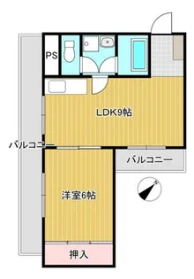 七福ビル 桶屋町【8階】の間取り