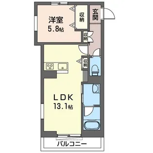 フォッサート・トレ かわせみ【3階】の間取り