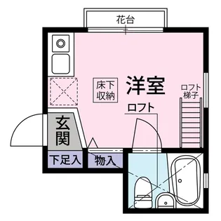 G・Aタウン反町【1階】の間取り