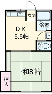 みずき荘【1階】の間取り