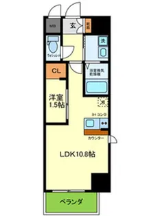 ONLYONE布施【2階】の間取り