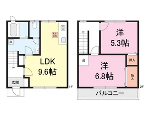 シュエット【1階】の間取り