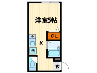 ウェストロ-ドハイツ坂本【3階】の間取り