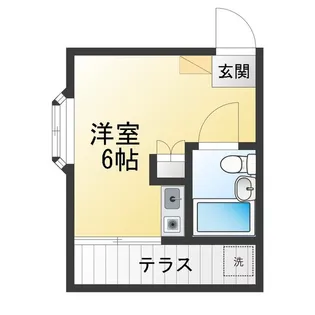 ウエストレガート西船【1階】の間取り